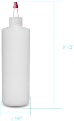 Speedy Squirt 16oz Packed Squeeze Bottles with Red Sealer