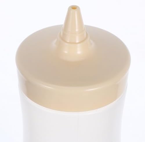 Kichvoe 3-Pack Condiment Squeeze Bottles - Beige Plastic - 65x65x19cm