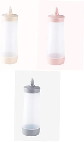 GRIRIW 1Pc Plastic Squeeze Bottle Condiment Dispenser