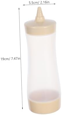 Set of 3 Salad Dressing Squeeze Bottles for BBQ Camping