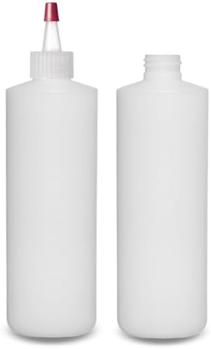 Speedy Squirt 16oz Packed Squeeze Bottles with Red Sealer