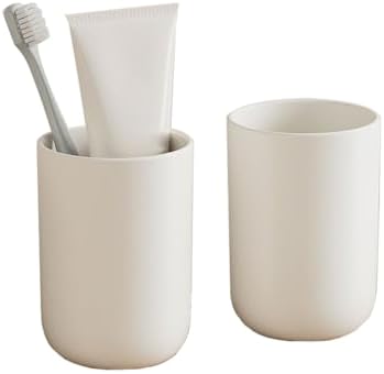 Bright Durable Toothbrush Cup Set for Home or Gifting