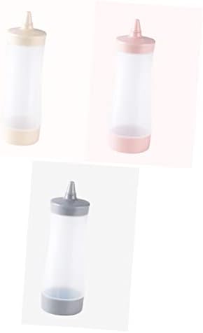 Luxshiny 350ml Food Safe PP PE Condiment Squeeze Bottle