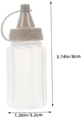 BUGUUYO12-Pack Portable Condiment Squeeze Bottles