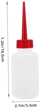 SECFOU 150ml Clear Squeeze Sauce Bottle