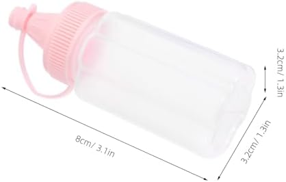 4-Pack of Sturdy 60ml Sauce Squeeze Bottles for Home Use