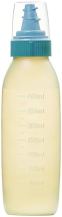 16 oz Squeeze Bottle with 3 Nozzles for Sauces More