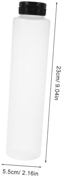 6-Piece Squeeze Bottle Set for Sauces Leak-Proof with Lids