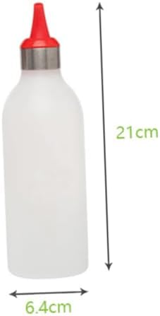 VINTORKY 2 Pack 450ml Condiment Squeeze Bottles
