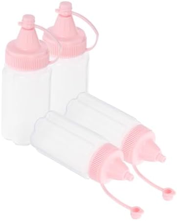 Sleek Squeeze Bottle Set for Ketchup Mustard Salads and More
