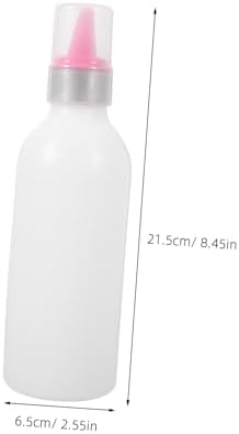 GRIRIW Silicone Condiment Squeeze Bottles with Lids for Kitchen Use