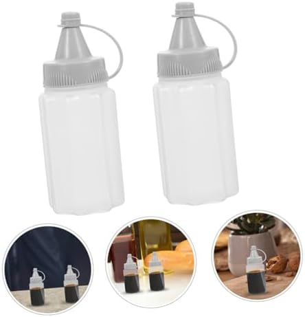 8-Piece Compact Portable Squeeze Condiment Bottles