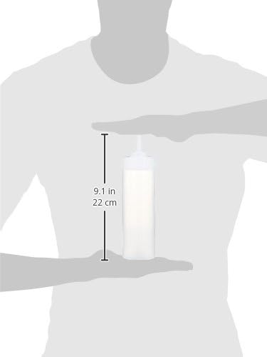Winco Chocolatiers Wide Mouth Squeeze Bottles - 6-Pack