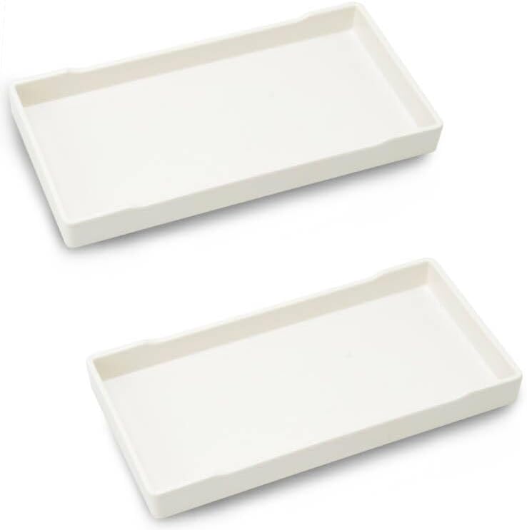 Modern White Bathroom Vanity Organizer