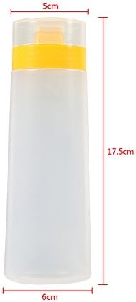Pilipane Squeeze Bottle - Portable Condiment Jug Easy to Dispense Eco-Friendly 300ml