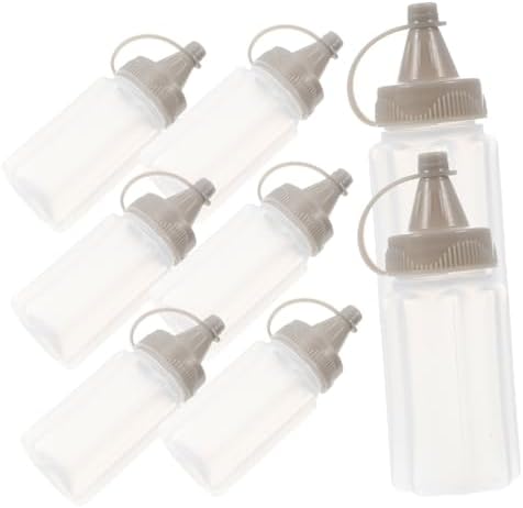 8 Pcs Condiment Squeeze Bottles Set for Kitchen