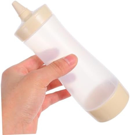 Reusable Condiment Squeeze Bottles Set of 3 for Kitchen Entertaining