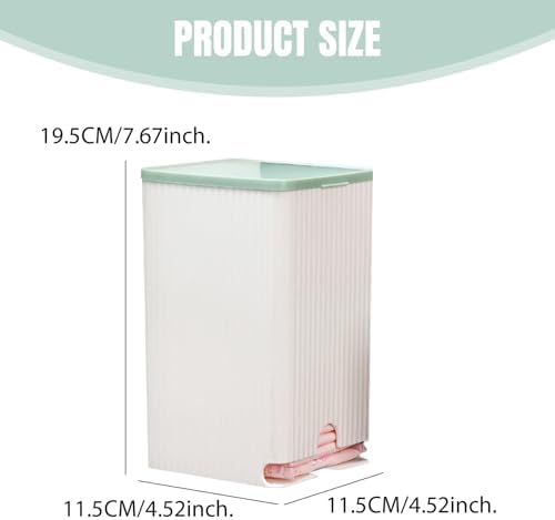 Wall-Mounted Toilet Pad Organizer for Women