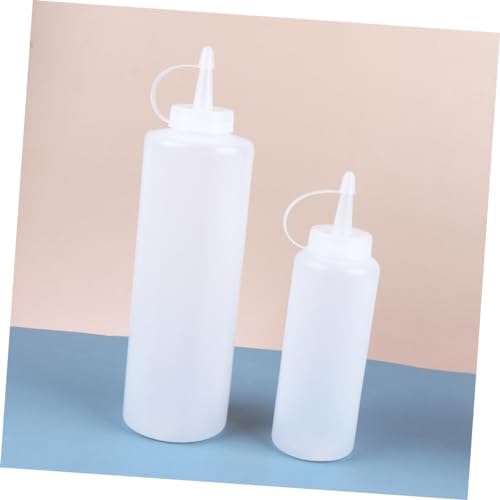 4pcs Salad Dressing Bottles with Lids for Kitchen Use