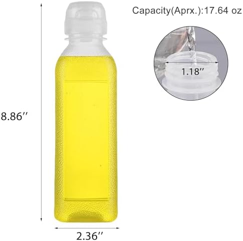 RAMFIYN 6-Pack Condiment Squeeze Bottles