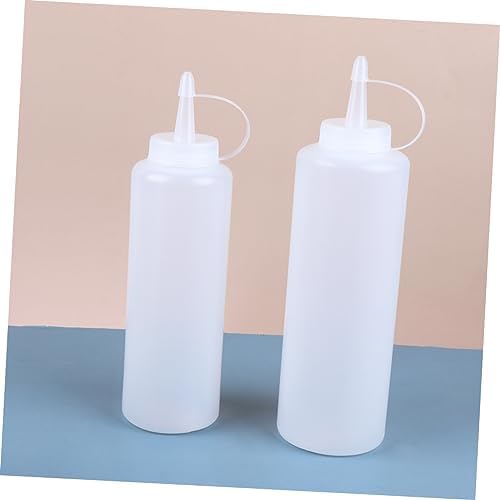 4pcs Salad Dressing Bottles with Lids for Kitchen Use