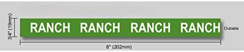 Rousse Bands Ranch Dressing Label Band - 16oz 20oz 24oz 32oz