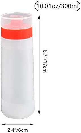 4-Hole Squeeze Bottles for Condiments