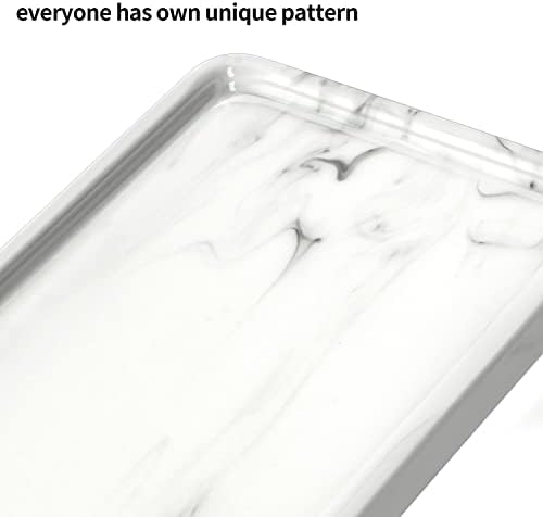 Stylish 10 Ceramic Marble Tray for Bath Kitchen