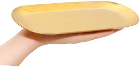 Elegant Gold Oval Tray Set