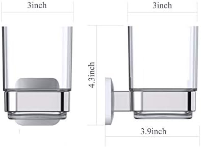 RIA Wall-Mounted Tumbler Toothbrush Holder