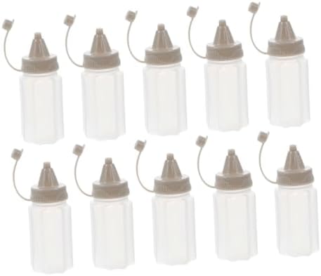 BUGUUYO12-Pack Portable Condiment Squeeze Bottles
