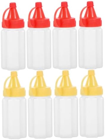 Lucky Squeeze Condiment Bottles - Compact Kitchen accomplices for transport spills spills