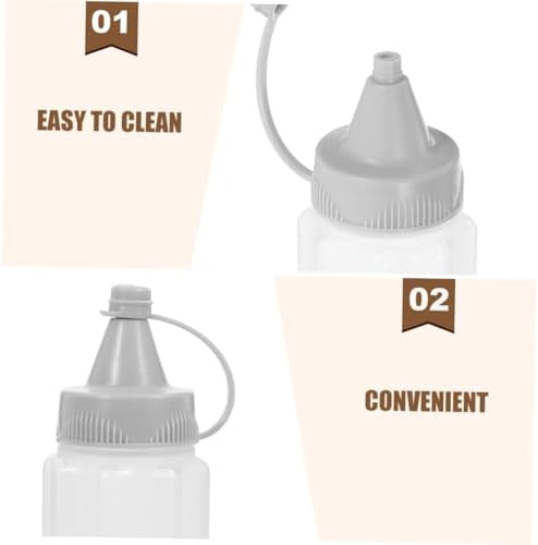 8 pack condiment squeeze bottles 30ml