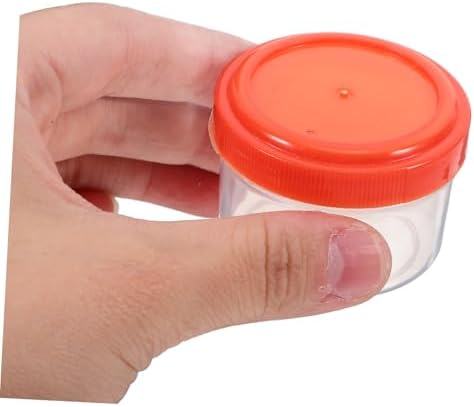 KICHOUSE 12-Piece Transparent Mini Squeeze Condiment Bottles Set With