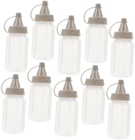 Stylish 12-Piece Reusable Condiment Squeeze Bottles