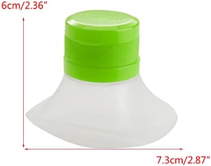 Easy to Use Squeeze Bottle Airtight Silicone Salad Dressing Seasoning Container