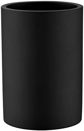Matte Black Tumble ResinStylish for Makeup and Toothpaste