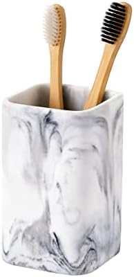 ZCCZ Marble Look Toothbrush Holder