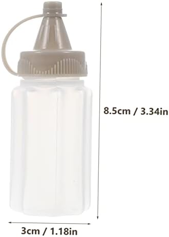 8 Pcs Condiment Squeeze Bottles Set for Kitchen