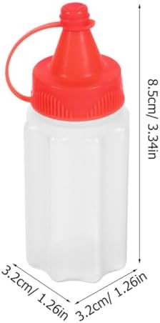GRIRIW Mini Squeeze Condiment Containers - Compact Travel Design