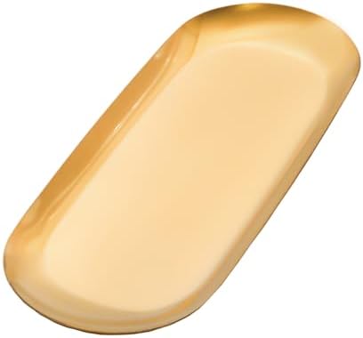 Elegant Gold Oval Tray Set