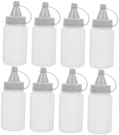 8 pack condiment squeeze bottles 30ml