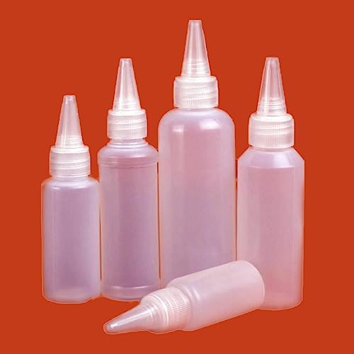 Leadigol 10PCS Condiment Squeeze Bottles Perfect for Home and Craft Use