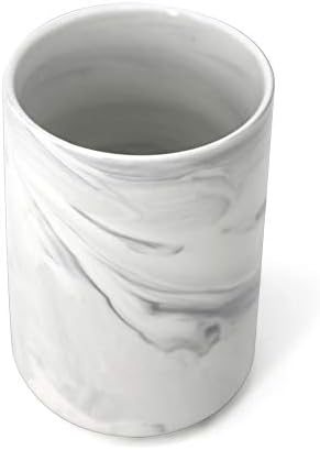 LUANT Ceramic Toothbrush Holder with Cup and Pen Stand