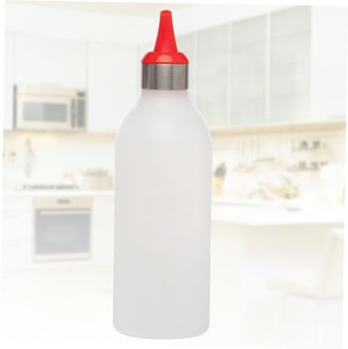 STOBAZA 2-Piece KitchenCondiment Squeeze Bottles with Red 450ml