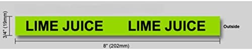 High-Quality Lime Juice Label Band