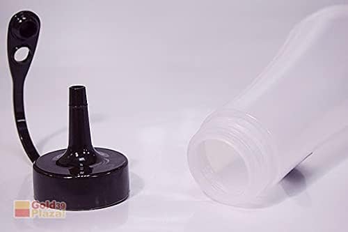JapanBargain 3272 Squeeze Condiment Bottle 12oz Chocolate