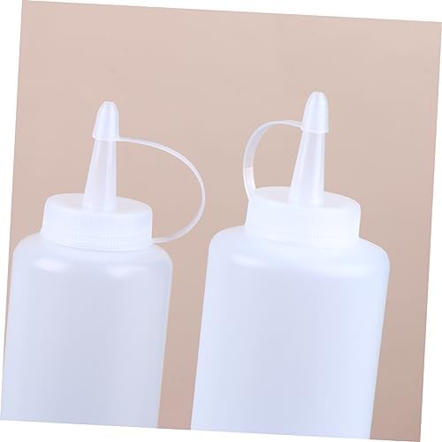 4pcs Salad Dressing Bottles with Lids for Kitchen Use