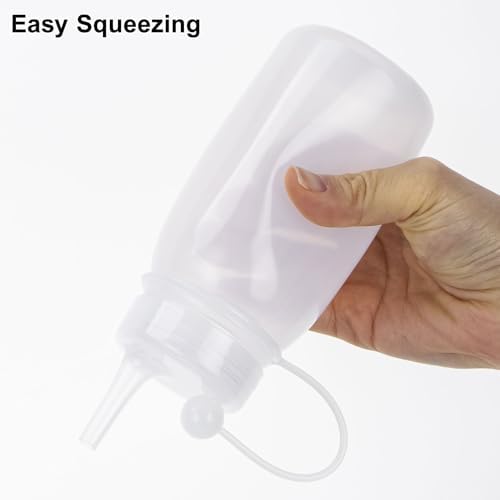 Condiment Squeeze Bottles 2 Pack for Kitchen Crafting