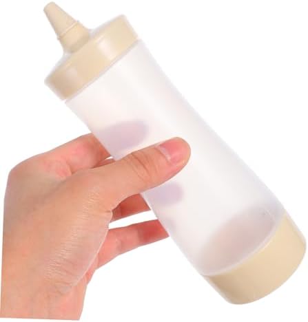 Set of 3 Salad Dressing Squeeze Bottles for BBQ Camping